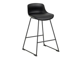 baro kedes pusbario - Baro kėdė Actona Tina 85087, juoda (Black) - 3 nuotrauka