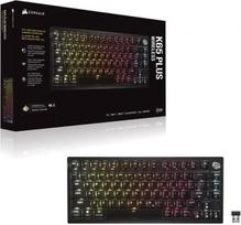 wireless mechanical keyboard - CORSAIR K65 Plus, belaidė, mechaninė, RGB, Juoda (Black) - 2 nuotrauka