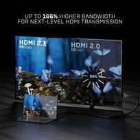 hdmi 2.1 ultra high speed - CABLE HDMI-HDMI 2M/ANTHRA 36953 LINDY - 3 nuotrauka