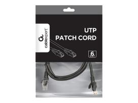 utp cat6 juodas - Gembird Cable UTP Patch CAT6 Black 1m - 4 nuotrauka