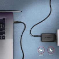 usb type c charging cable - Axagon Data and charging USB 2.0 cable length 2 m. PD 60W, 3A. Black braided. - 5 nuotrauka