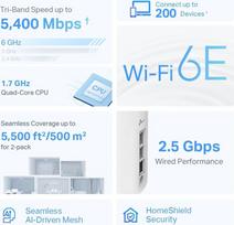 deco router - TP-Link Deco XE75 - 5 nuotrauka