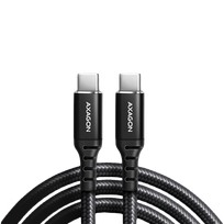 usb type c to usb 2.0 - Axagon Data and charging USB 2.0 cable length 3 m. 3A. PD 60W, 3A. Black braided. - 7 nuotrauka