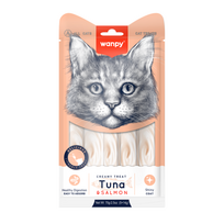 Wanpy Creamy skanėstas katėms su lašiša ir tunu, 70 g