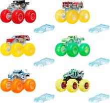 hot wheels monster - HOT WHEELS džipas su ryškiais ratais, HYJ19 - 1 nuotrauka