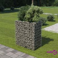 vidaXL Gabiono vazonas, 90x50x100cm, galvanizuotas plienas, aukštas