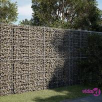 vidaXL Gabiono krepšys su dangčiu, 200x50x200cm, galvanizuota geležis