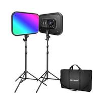 led lempa - Neewer RGB168 LED Studijinis Rinkinys, 60W, 2500-8500K, 2 vnt. - 1 nuotrauka