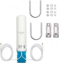 antena marsrutizatoriaus - Qoltec 4G LTE DUAL antena | 5dBi | įvairiakryptis | lauke - 2 nuotrauka