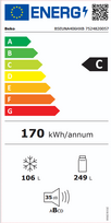 senukai saldytuvai - Beko B5EUNA406HXB - 6 nuotrauka