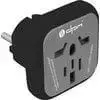 kistukiniai lizdai senukai - DPM PF01EU-B Universalus Adapteris 10A 250V (Juodas) - 2 nuotrauka