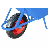 vezimelio ratai - AW-Tools AW00033 Statybinis karutis 85L 250kg Mėlynas (Blue) - 3 nuotrauka
