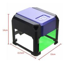 Mini USB stalinis lazerinis graviravimo aparatas 3500mW spausdintuvo pjaustytuvas „pasidaryk pats“ logotipo žymėjimas CNC graviravimas 80x80 mm, skirtas „Windows“