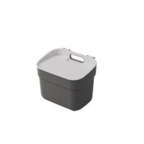 senukai siuksliadeze - Šiukšliadėžė Curver Ready To Collect, 5 l, tamsiai pilka (Dark Grey) - 1 nuotrauka