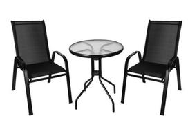 baldai kedes - Lauko baldų komplektas Gardlov 23461, pilkas (Grey) - 2 nuotrauka