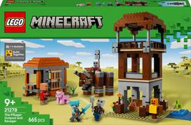 minecraft konstruktoriai - LEGO Minecraft Plėšikų sargybos postas ir naikintojas 21278 - 1 nuotrauka