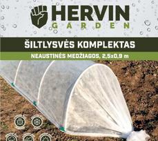 Šiltlysvės komplektas HERVIN GARDEN HG-1767, neaustinės medžiagos, 2500 x 900 mm