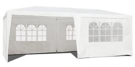 pavesine 3x6 - Komercinė sodo paviljono palapinė MultiGarden 3x6 m, 6 sienų, balta (White) - 2 nuotrauka