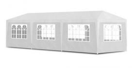 Komercinė sodo paviljono palapinė MultiGarden 3x9 m, 8 sienų, balta (White)
