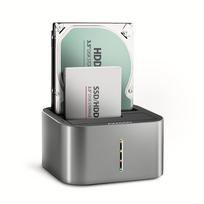 usb c dock - "ADSA-DC" USB 3.2 Gen 1 - 2x SATA 6G 2,5"/3,5", DOCAXAADSA_DC - 1 nuotrauka