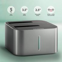 usb c dock - "ADSA-DC" USB 3.2 Gen 1 - 2x SATA 6G 2,5"/3,5", DOCAXAADSA_DC - 2 nuotrauka