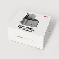 usb c dock - "ADSA-DC" USB 3.2 Gen 1 - 2x SATA 6G 2,5"/3,5", DOCAXAADSA_DC - 10 nuotrauka
