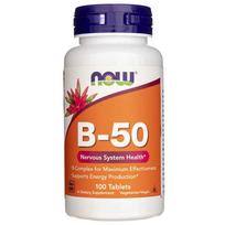 now foods vitamin b 100 - Now Foods Vitaminas B-50, B grupės vitaminų kompleksas - 100 tablečių - 2 nuotrauka