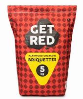 medzio briketai - Get Red BRGR005KM Medžio anglies briketai 5kg - 2 nuotrauka