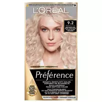 plauku blond dazai - L'Oréal Paris Preference plaukų dažai 9.2 Labai šviesi blondinė (Very Light Blonde) - 2 nuotrauka