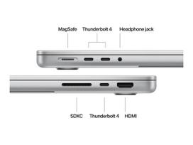 macbook pro 16 1tb - Apple MacBook Pro 14", M4 10-core CPU, 16 GB, 1 TB, Silver (Sidabrinis) - 8 nuotrauka
