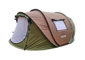 Trivietė palapinė Outliner POP-UP, ruda (Brown)