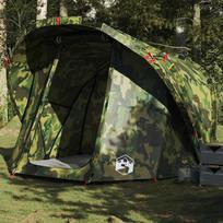 vidaXL žvejybos palapinė, kamufliažinė (Camouflage), keturvietė, atspari vandeniui