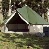 vidaXL šeimos tipi palapinė, žalia (Green), šešiavietė, atspari vandeniui