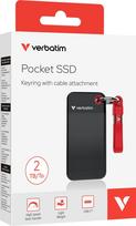 isorinis kietasis diskas ssd 2tb - Verbatim diskas SSD 2TB - raktų pakabukas su laidu USB 3.2 gen.2 juodos ir raudonos spalvos 32196 - 2 nuotrauka