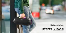 bass koloneles bluetooth - Kruger & Matz Street X-BASS - 10 nuotrauka