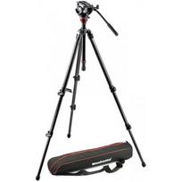 fluid tripod - Manfrotto 500 Fluid Video Head & 755CX3 CF Single Leg Tripod - 1 nuotrauka