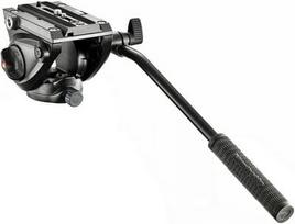 fluid tripod - Manfrotto 500 Fluid Video Head & 755CX3 CF Single Leg Tripod - 2 nuotrauka