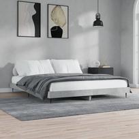 vidaXL Lovos rėmas, 160x200 cm, betono pilkas (Concrete Grey), apdirbta mediena