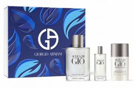 Giorgio Armani Acqua di Gio Pour Homme rinkinys vyrams (EDT 100ml + EDT 15ml + pieštukinis dezodorantas 75g)