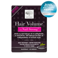 hair volume camelia - NEW NORDIC HAIR VOLUME PLUS NAIL STRONG, 60 tablečių - 3 nuotrauka