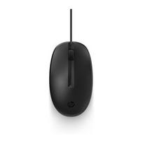 ps 2 pelyte - HP 128 Laser Wired Mouse Juodas (Black) - 1 nuotrauka