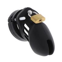 chastity cage - Hidden Desire Chastity Cock Cage Silikoninis S Juodas (Black) - 2 nuotrauka