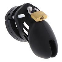 chastity cage - Hidden Desire Chastity Cock Cage Silikoninis S Juodas (Black) - 3 nuotrauka
