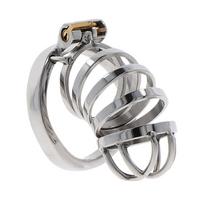 chastity cage - Hidden Desire Extreme Chastity Cock Cage Metal, sidabrinis (Silver) - 1 nuotrauka