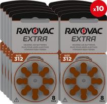klausos aparatai - Rayovac Extra elementai klausos aparatams PR41 312, 80 vnt. - 2 nuotrauka