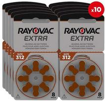 klausos aparatai - Rayovac Extra elementai klausos aparatams PR41 312, 80 vnt. - 3 nuotrauka