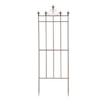 atraminis stovas - Augalo atrama Esschert Design PY64, 54 cm x 1.9 cm x 164.5 cm, metalas, ruda (Brown) - 1 nuotrauka