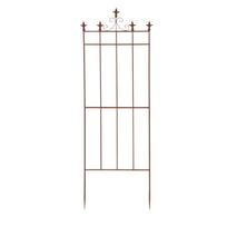atraminis stovas - Augalo atrama Esschert Design PY64, 54 cm x 1.9 cm x 164.5 cm, metalas, ruda (Brown) - 2 nuotrauka
