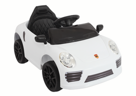 autop - Vienvietis elektromobilis LeanToys WMT-666, baltas (White) - 1 nuotrauka