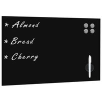 lenta - Sieninė stiklinė magnetinė lenta vidaXL, 60x40 cm, Juoda (Black) - 1 nuotrauka